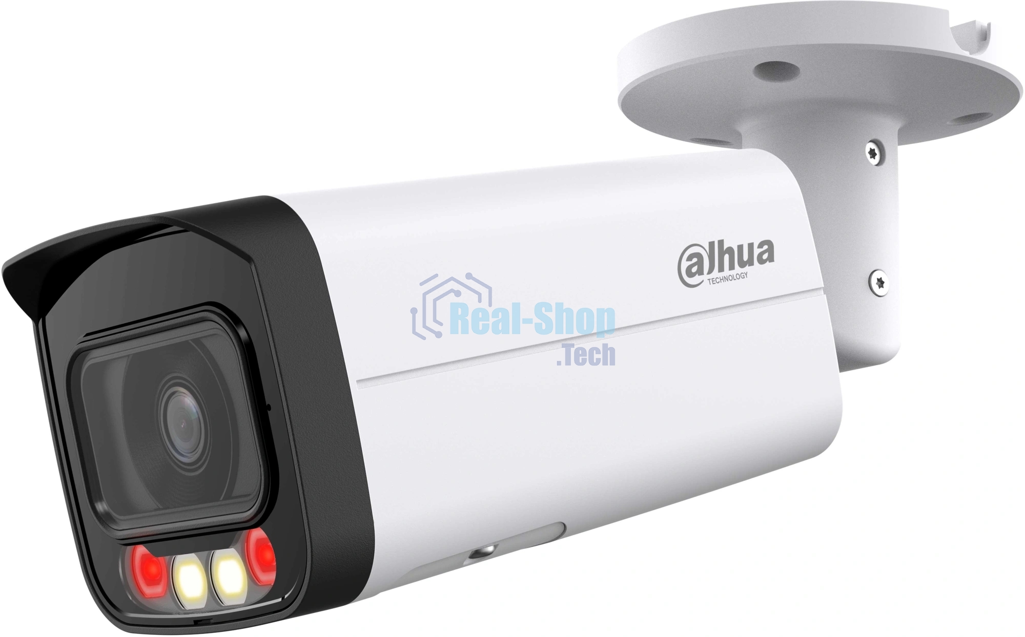 Камера видеонаблюдения Dahua DH-IPC-HFW2249TP-AS-IL-0360B, IP, 2 Мп, 3.6 мм, белая