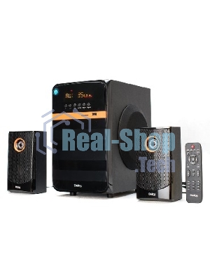 Акустическая система Dialog Progressive AP-240B BLACK - акустические колонки 2.1, 50W+2*10W RMS, Bluetooth, USB+SD reader