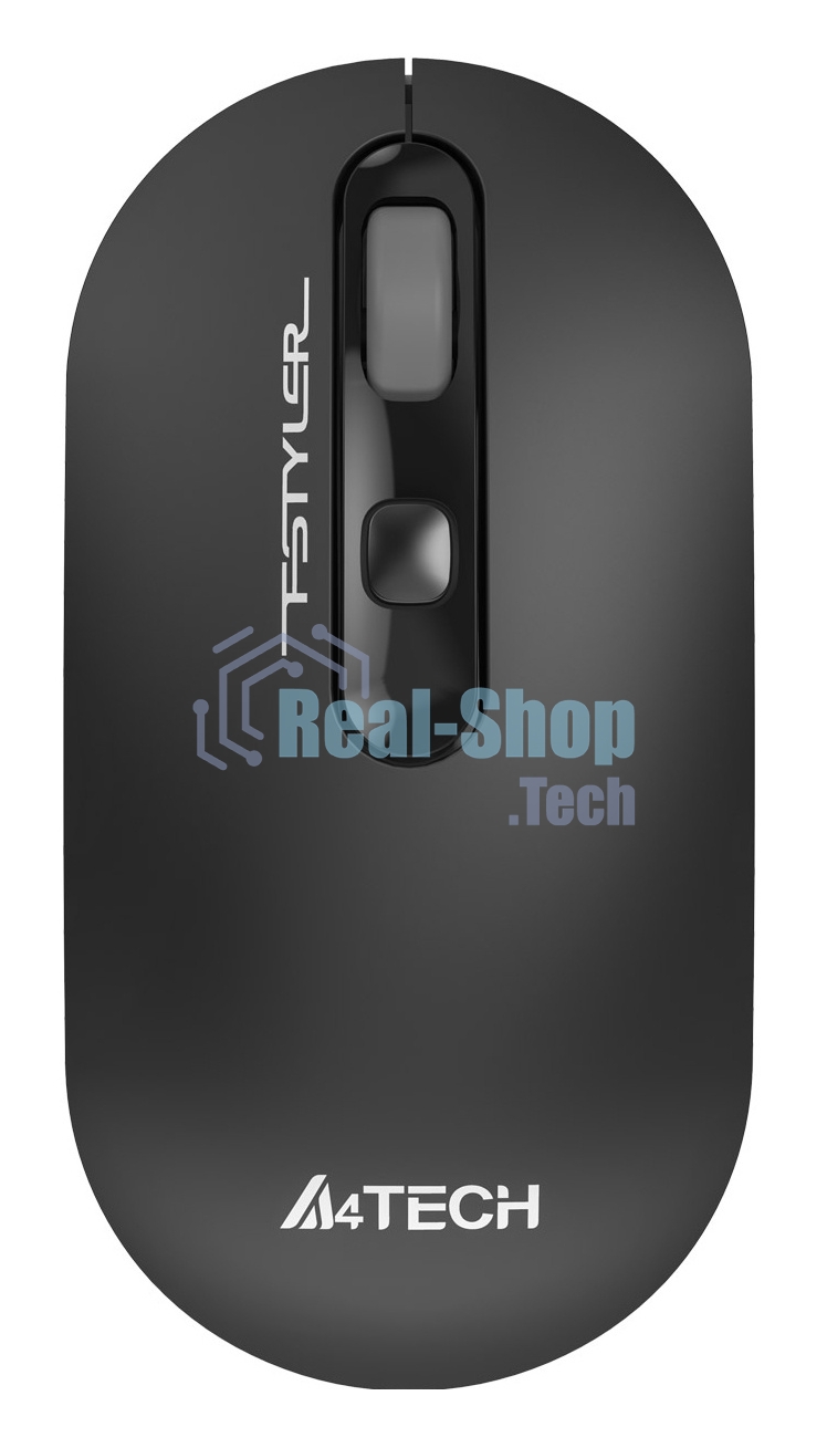 Мышь беспроводная A4Tech Fstyler FG20 серый, 2000 dpi, радиоканал, USB, кнопки - 4