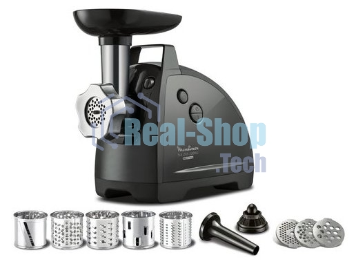 Мясорубка электрическая Moulinex ME684832, 2000Вт черный