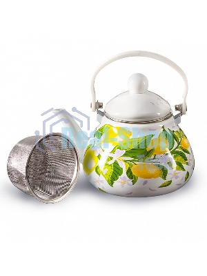 Чайник для плиты METALLONI EM-131X1/62 эмалир. с фильтром из нерж.стали 