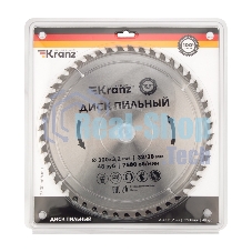 Диск пильный Kranz 300 мм х 48 зуб х 32/30 мм