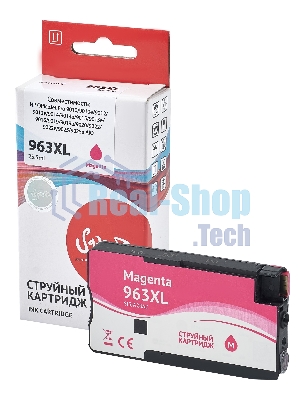 Картридж струйный Sakura 3JA28AE (№963XL Magenta) для HP, пурпурный, 25,5 мл., 1600 к.