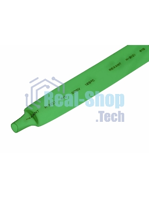 Трубка термоусаживаемая ТУТ 15,0/7,5мм, зеленая, упаковка 50 шт. по 1м, PROconnect