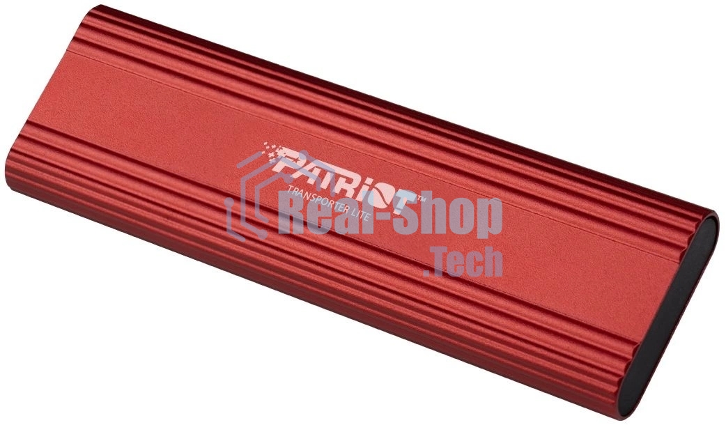 Внешний SSD Patriot 512Gb USB-C, Transporter Lite, R/W 1000MB/1000MB/s, красный