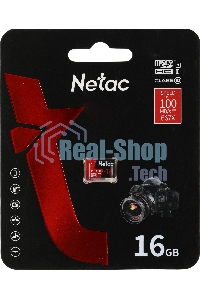 Флеш карта Netac MicroSD P500 Extreme Pro 16Gb, Retail version card only