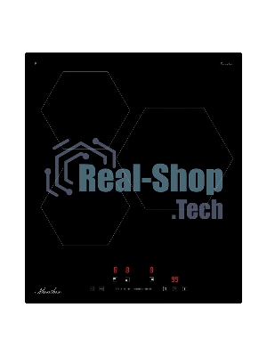 Индукционная варочная панель Monsher MHI 4506, 45 см, индукция, High-Tech, inverter, 9 уровней мощности, бустер, Stop and Go, автоматическое отключение, таймер, индикатор остаточного тепла, сенсорное/слайдерное управление, черный