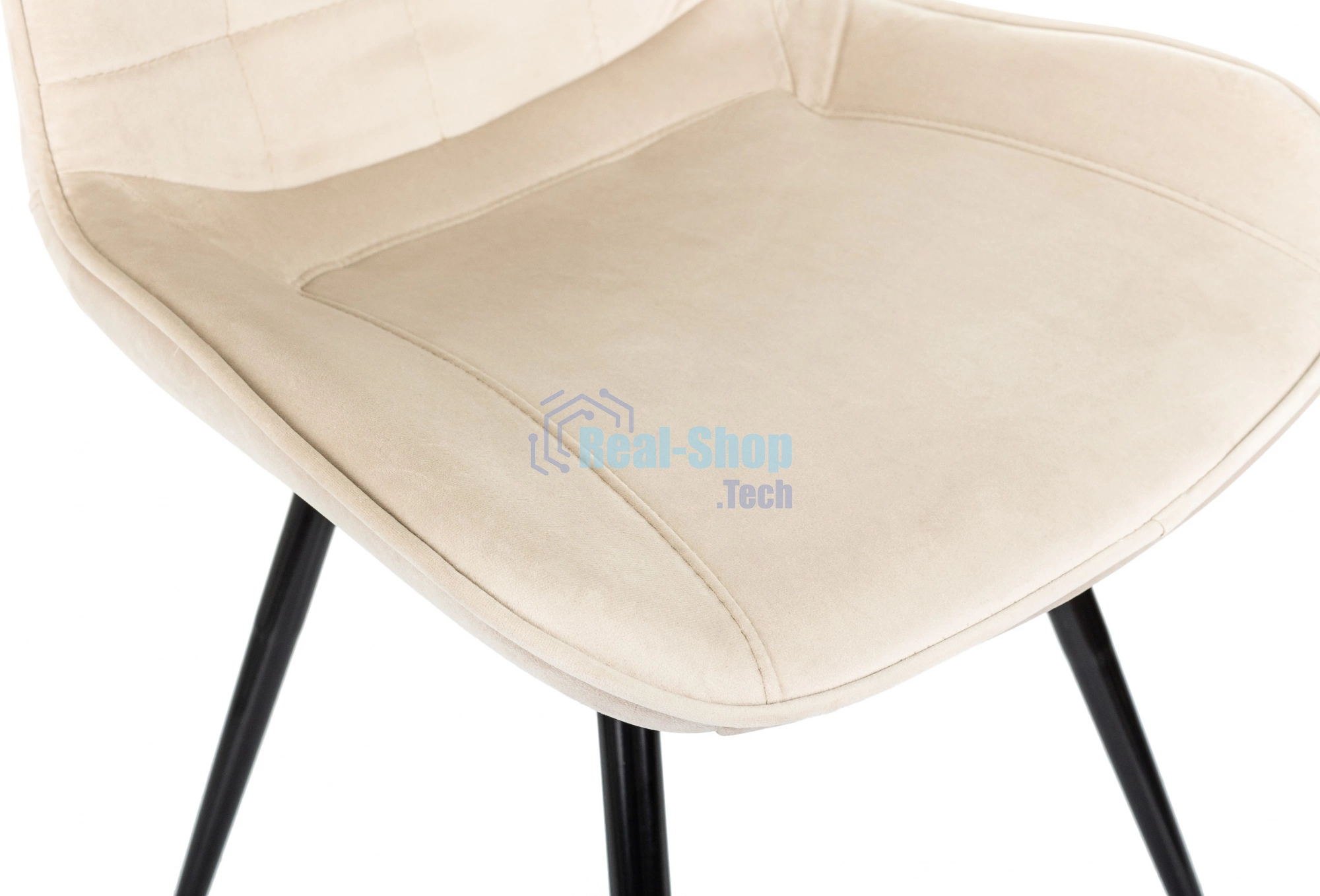 Стул для дома Бюрократ CH-K2_4 комплект 4 шт бежевый Holland 06 металл черный на ножках