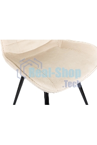 Стул для дома Бюрократ CH-K2_4 комплект 4 шт бежевый Holland 06 металл черный на ножках