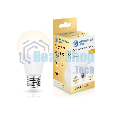 Лампа светодиодная 601003 LED A60 10W IC E27 2700K 175-265V