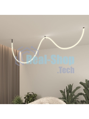 Гибкий неон 336Led 12W IP20 3000K Full light круглый теплый белый, 3 м (24V 12W 336Led 2835 IP20)
