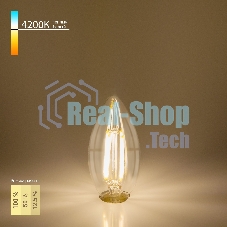 BLE1401 / Светодиодная лампа Dimmable 5W 4200K E14 (C35 прозрачный)