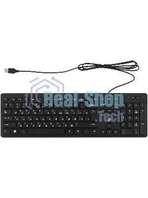 Клавиатура проводная Oklick K733, USB, черный
