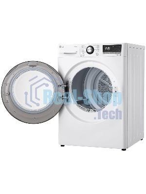 Сушильная машина LG DC90V3V6W белый, 9 кг, сушка - тепловой насос, программ - 14, 60 x 85 x 66 см