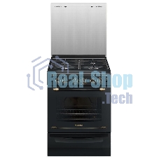 Плита газовая Gefest ПГ 6100-02 0183 черный, конфорок 4 шт, духовка 52 л, 60 см x 85 см x 60 см