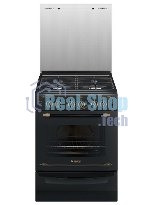 Плита газовая Gefest ПГ 6100-02 0183 черный, конфорок 4 шт, духовка 52 л, 60 см x 85 см x 60 см
