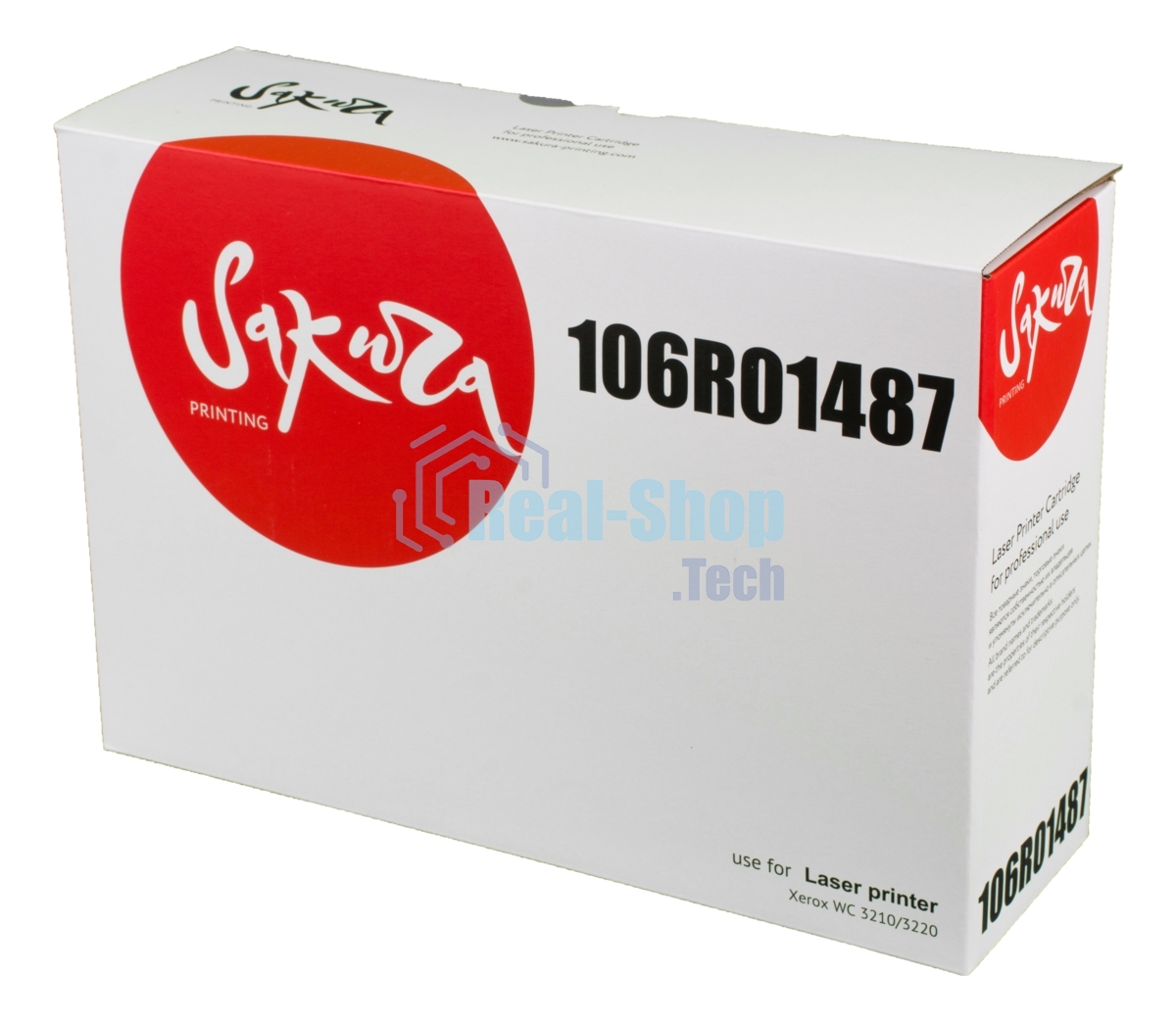 Картридж Sakura 106R01487 для Xerox WC 3210/3220, черный, 4100 к.