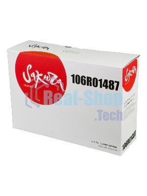 Картридж Sakura 106R01487 для Xerox WC 3210/3220, черный, 4100 к.