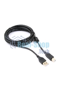 Кабель Gembird CCF-USB2-AMBM-10 USB 2.0 кабель PRO для соед. 3.0м AM/BM позол.конт., фер.кол., пакет