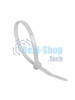 Хомут-стяжка нейлоновая многоразовая Rexant 150x3,5 мм, белая, упаковка 100 шт.