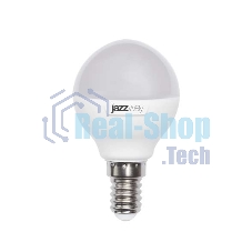 Лампа светодиодная JazzWay PLED-SP G45 9Вт шар 5000К холод. белый E14 820лм 230В
