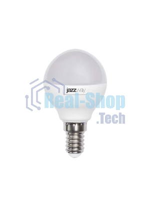 Лампа светодиодная JazzWay PLED-SP G45 9Вт шар 5000К холод. белый E14 820лм 230В