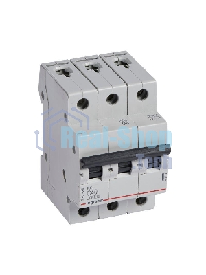 Выключатель автоматический модульный 3п C 40А 4.5кА RX3 Leg 419712