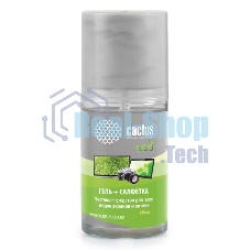 Чистящий набор (салфетки + гель) Cactus CS-S3004E для экранов и оптики 1шт 18x18см 200мл