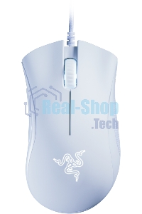 Мышь проводная Razer DeathAdder Essential белый, 6400 dpi, USB, кнопки - 5
