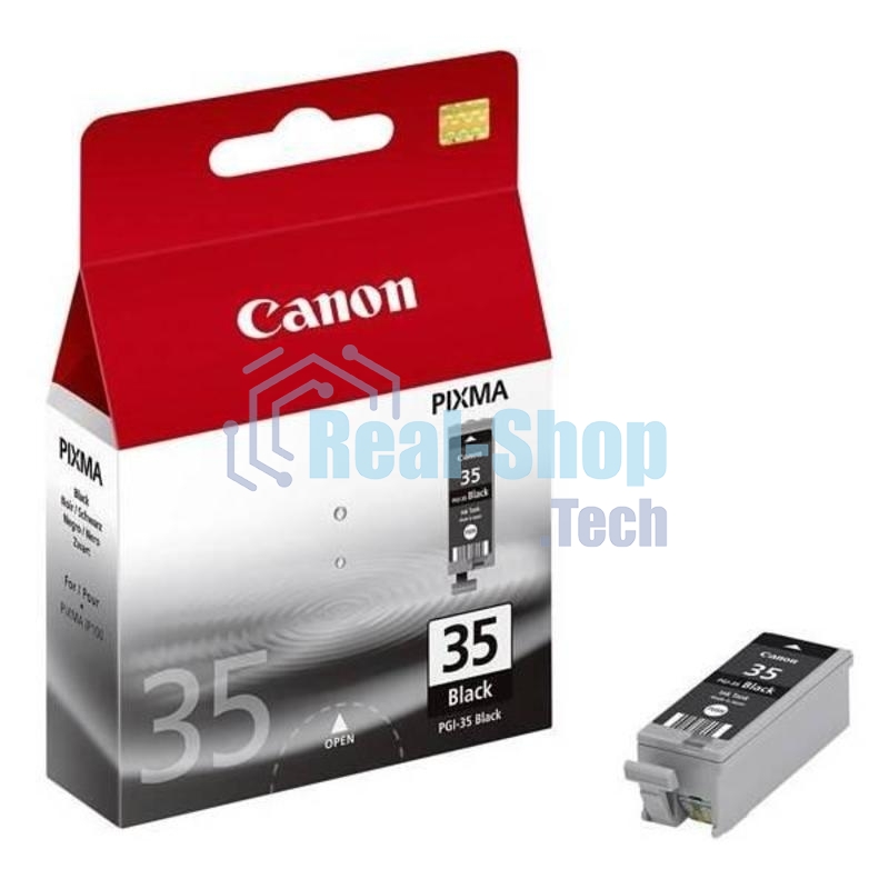 Картридж струйный Canon PGI-35Bk (1509B001) черный (9.30 мл, 200 стр.) для Canon PIXMA iP100, iP110