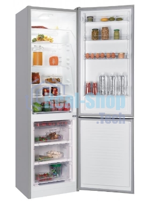 Холодильник Nordfrost NRB 164NF S серебристый двухкамерный 238/105л морозилка снизу