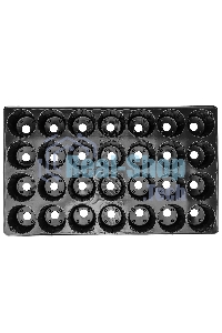 Кассета Россия для рассады, 52x31 см, высота 6 см, 28 ячеек, полистирол 64312