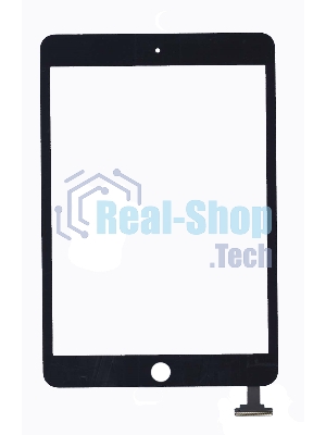 Сенсорное стекло (тачскрин) Ipad mini 3 (retina) no IC (A1599, A1600), черное