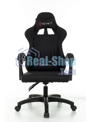 Кресло Zombie Rudger черный, экокожа, 120 кг, механизм качания