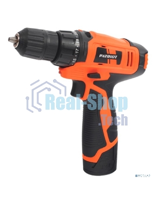 Дрель-шуруповерт Patriot BR 104Li, 12 В, 1,5 Ач, 20 Нм, щеточный