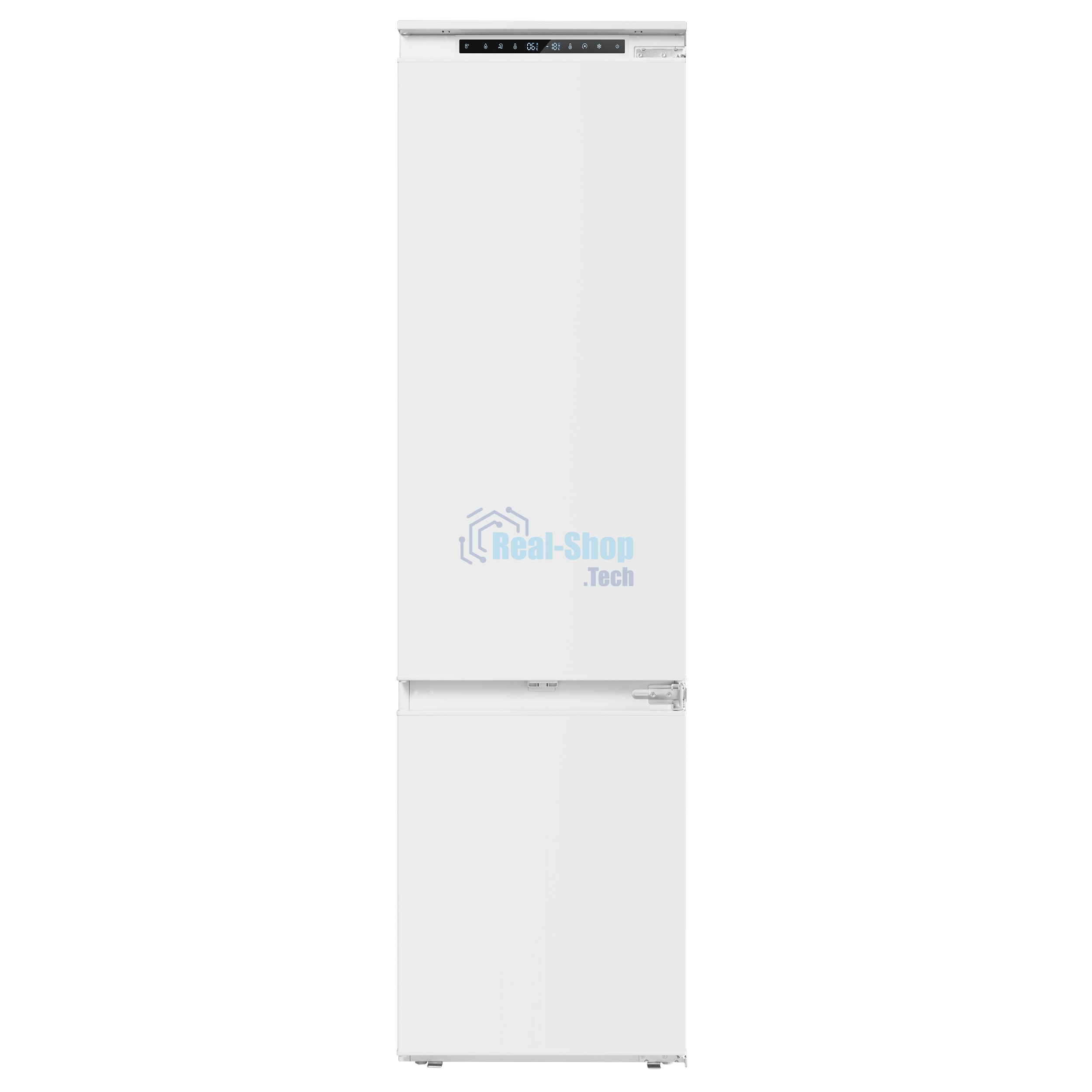 Встраиваемый холодильник Maunfeld MBF193SLFWGR Inverter белый двухкамерный 229/76 л морозилка снизу