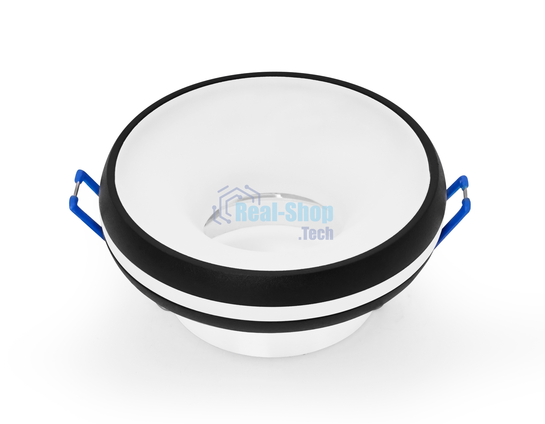 Светильник Ambrella light TN3322 SBK/FR черный песок/белый матовый GU5.3 D95*40