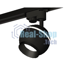 Светильник Ambrella light XT1102002 SBK/PBK черный песок/черный полированный GU5.3 LED 3W 4200K (A2521, C1102, N7031)