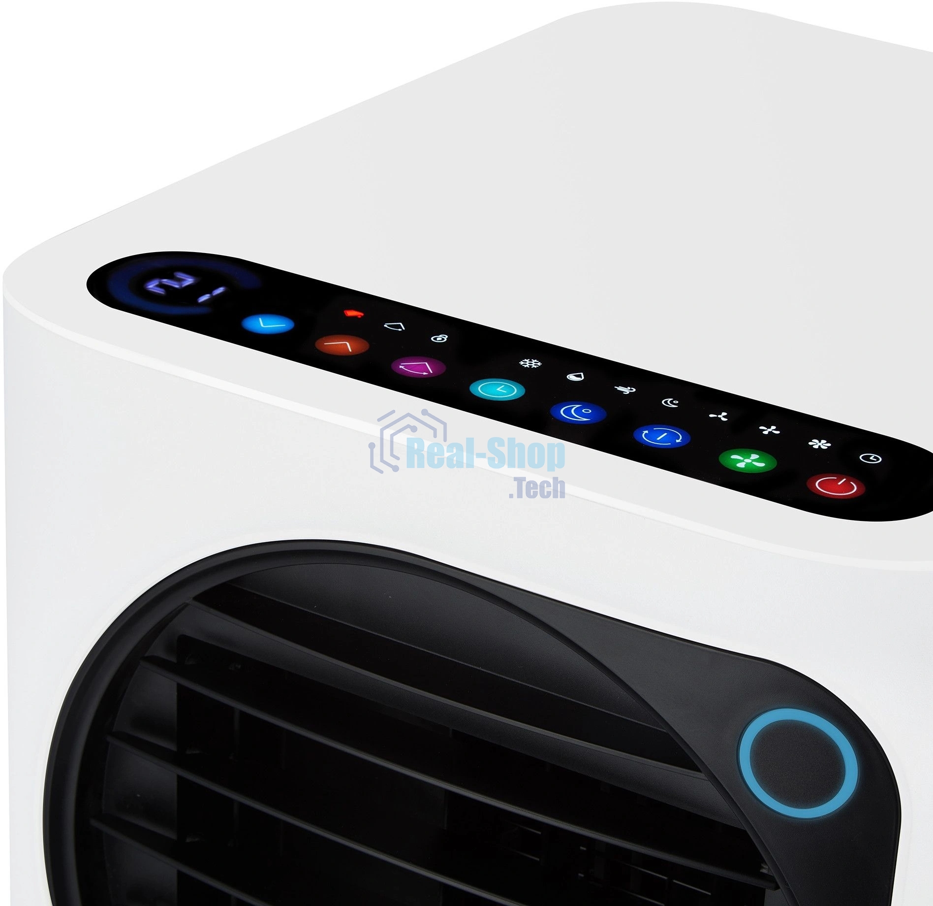 Кондиционер мобильный Ballu Eclipse BPAC-10 EPW/N6 10000 BTU, 24 м², 50 дБ, охлаждение, осушение, белый