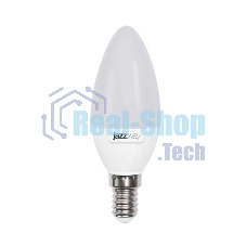 Лампа светодиодная JazzWay PLED-SP C37 9Вт свеча 5000К холод. белый E14 820лм 230В