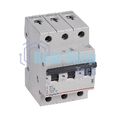 Выключатель автоматический модульный 3п C 25А 4.5кА RX3 Leg 419710