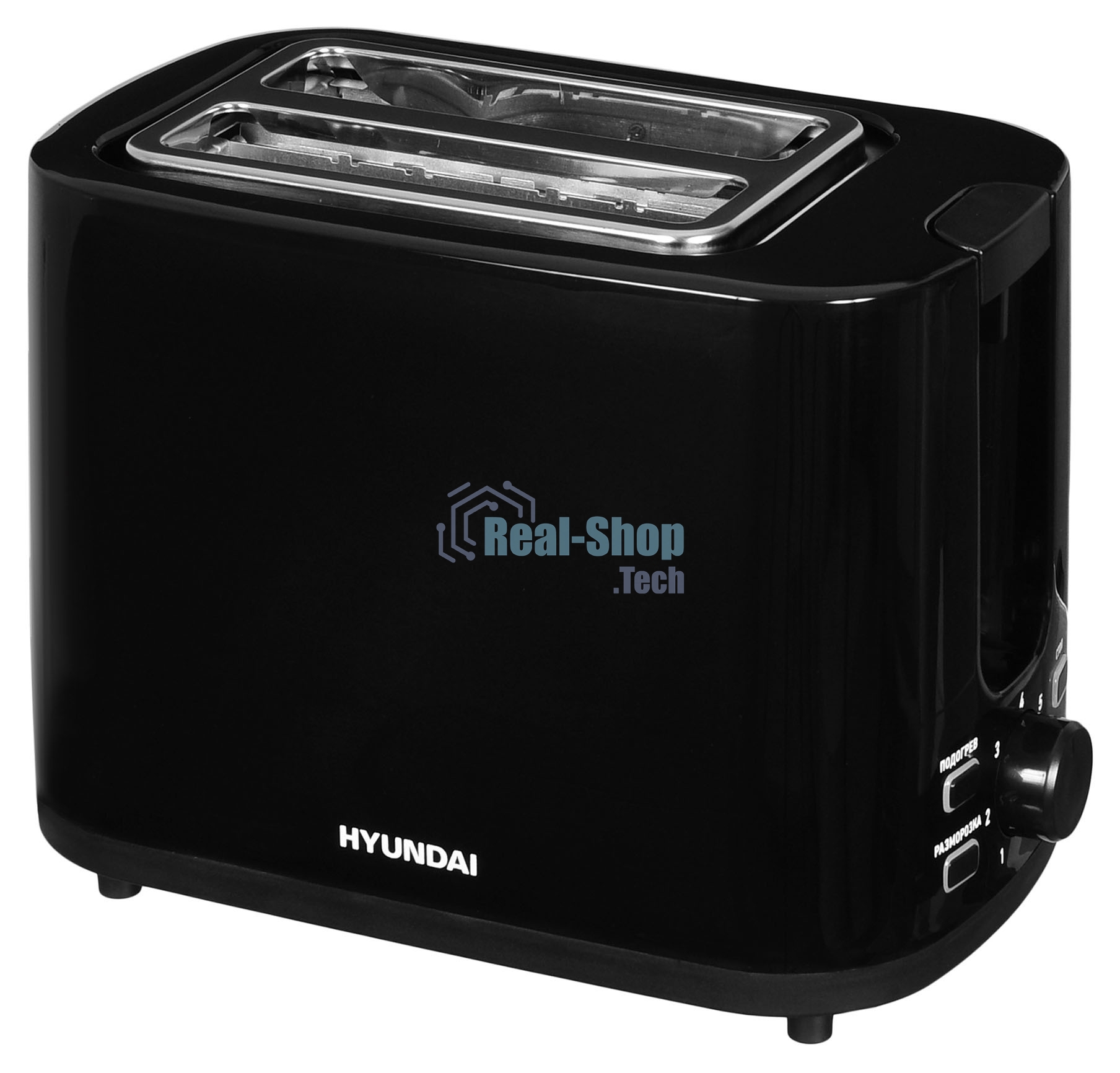 Тостер Hyundai HYT-3501 900Вт черный
