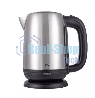 Чайник электрический BQ KT1821S черный/стальной, мощность 2200Вт, Максимальный объем 1.7л