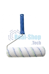 Валик Сибртех Водные краски, 250 мм, ворс 12мм, D - 48 мм, D ручки - 6 мм, полиэстер