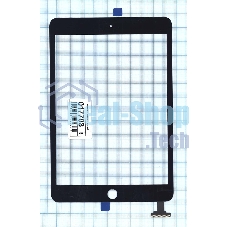 Сенсорное стекло (тачскрин) Ipad mini 3 (retina) no IC (A1599, A1600), черное