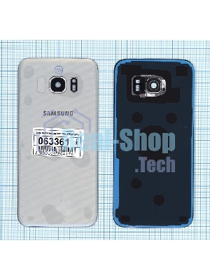 Задняя крышка для Samsung G935F Galaxy S7 Edge серебристый
