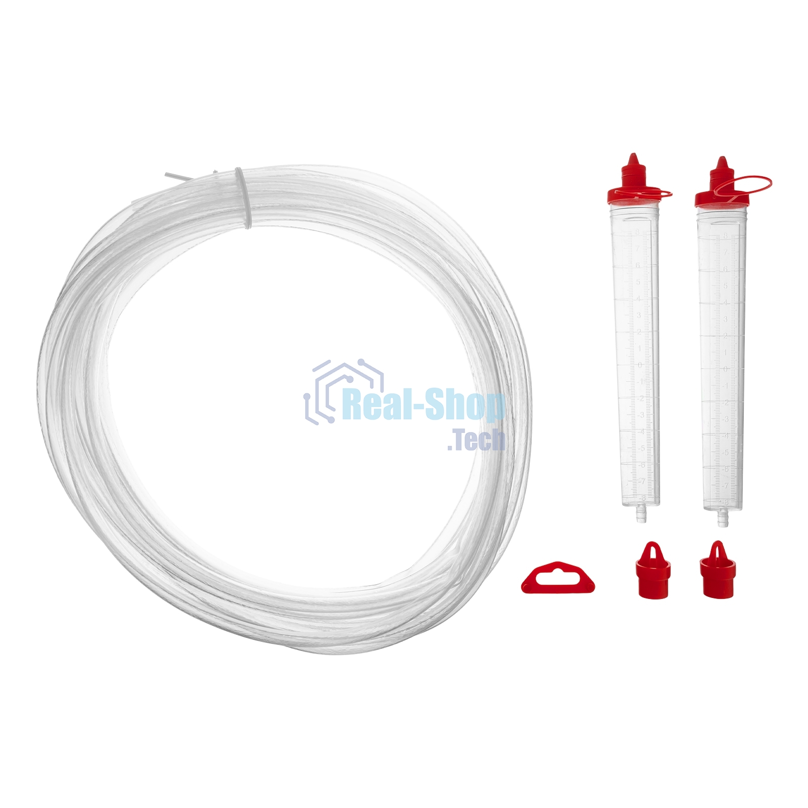 Гидроуровень Matrix удлиненная колба, рельефная градуировка, 10 м