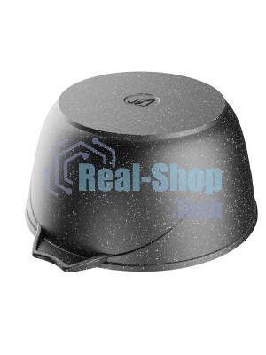 Кастрюля Гранит черный 2 л АП 42802