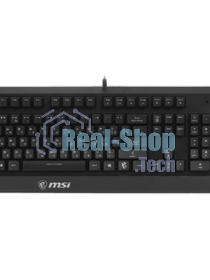Клавиатура проводная MSI VIGOR GK20 RU черный USB Multimedia for gamer LED (подставка для запястий)