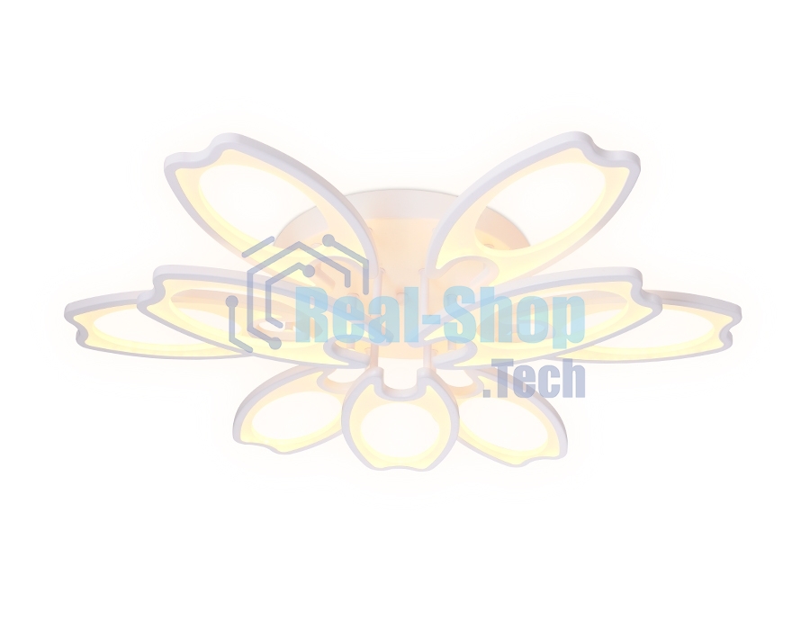 Потолочный светодиодный светильник FA579/6+3 WH белый 162W 700*640*120 (ПДУ РАДИО 2.4G)
